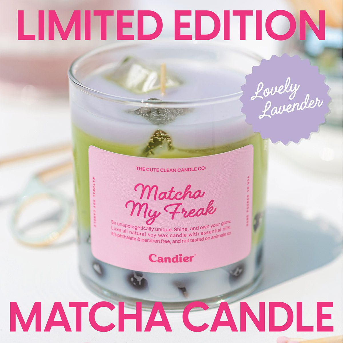 Candier Launches Limited Edition Matcha Candle - Shop Ryan Porter