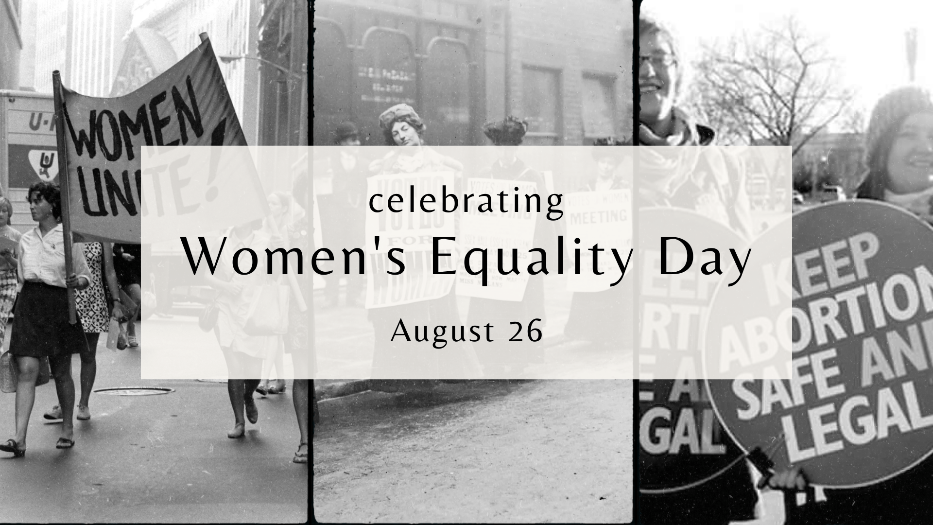 Celebrating Women's Equality Day - Shop Ryan Porter