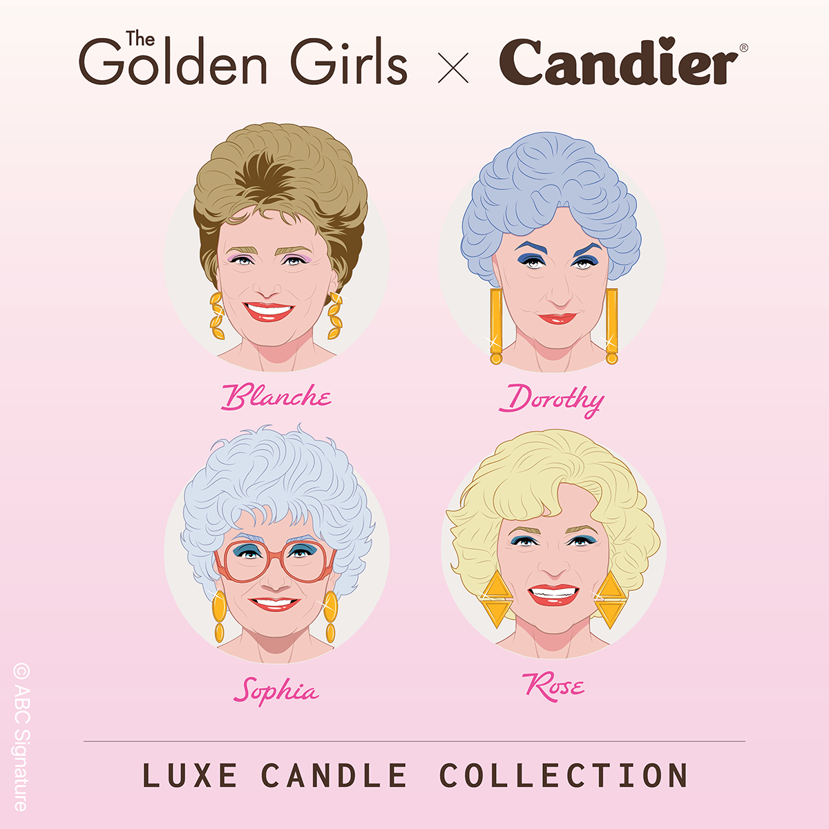 Celebrate 40 Years of Friendship With the Candier® x Golden Girls Candle Collection