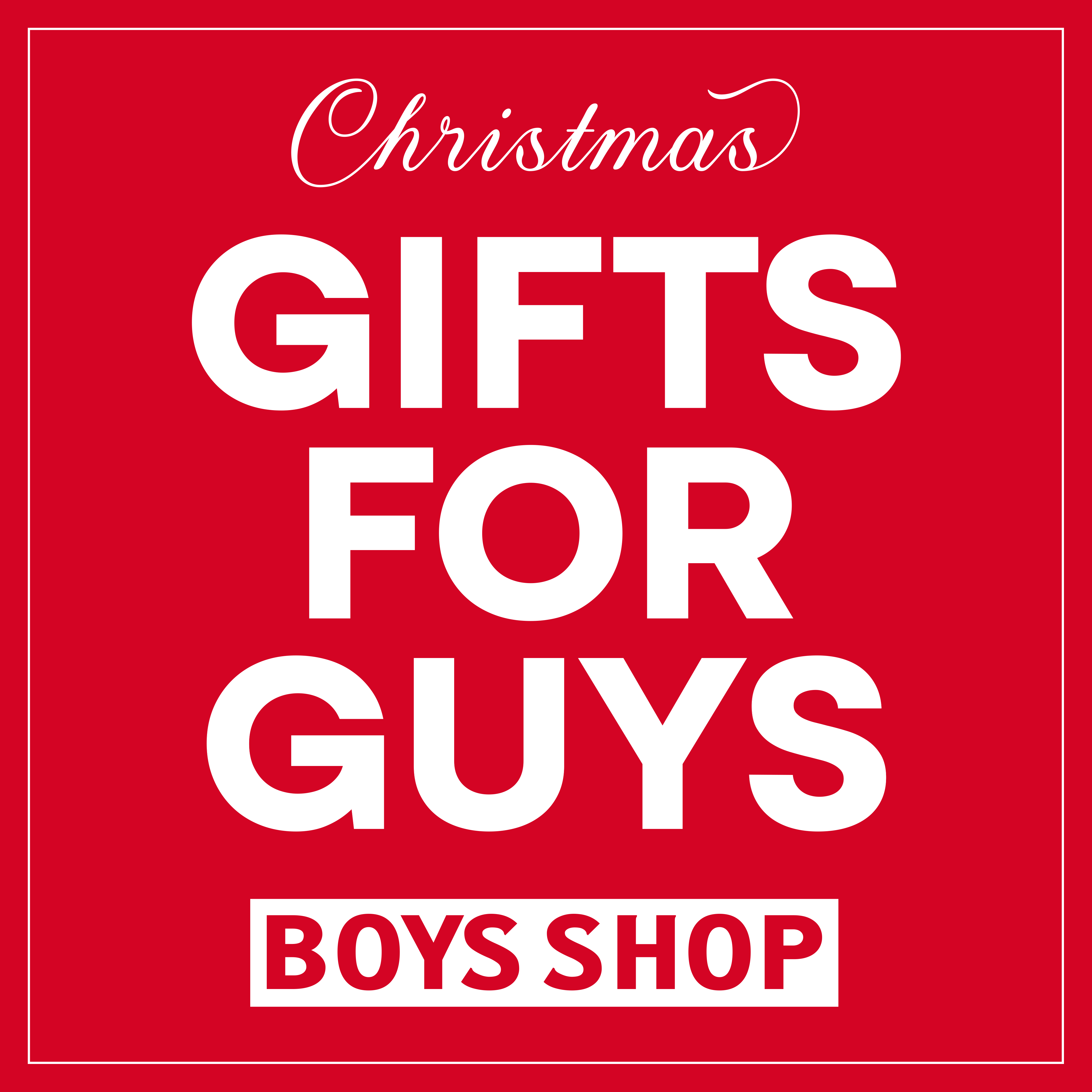 Gifts For Guys: Candier’s Boys Shop Holiday Gift Guide