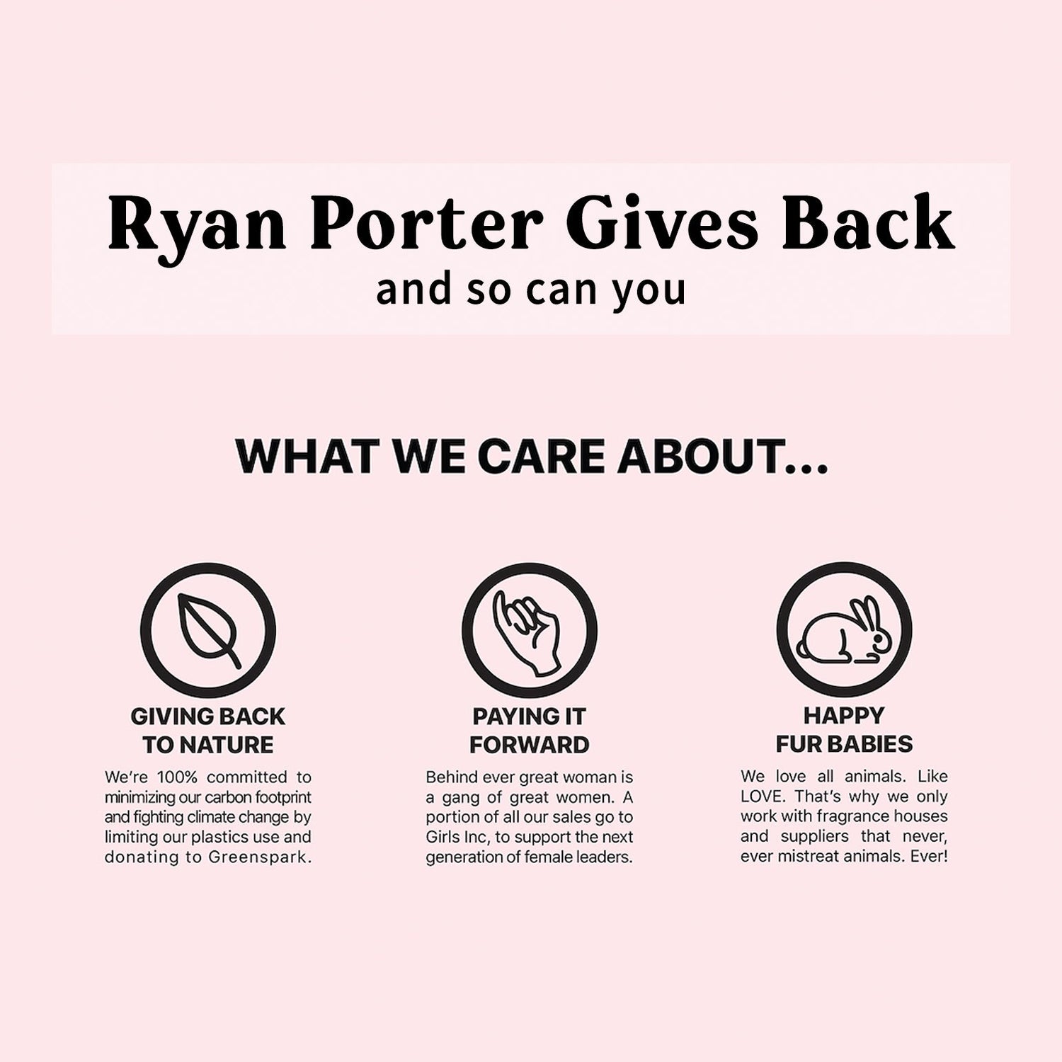 Ryan Porter Gives Back - Shop Ryan Porter