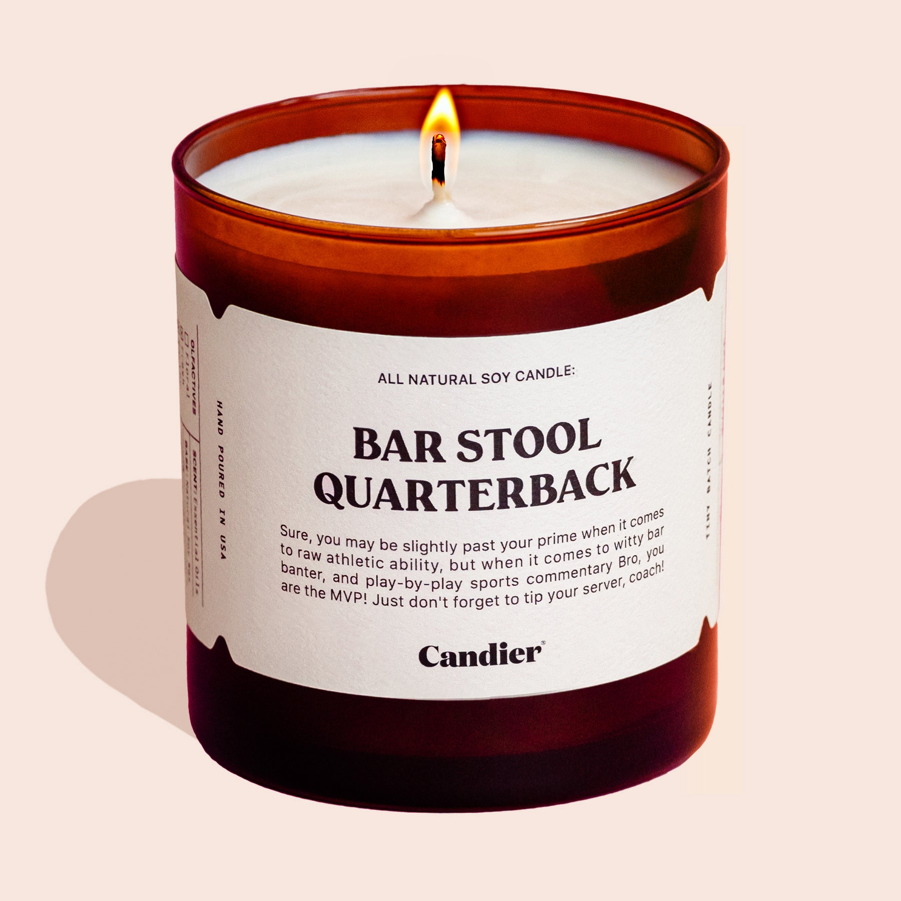 BAR STOOL QUARTERBACK CANDLE - Shop Ryan Porter