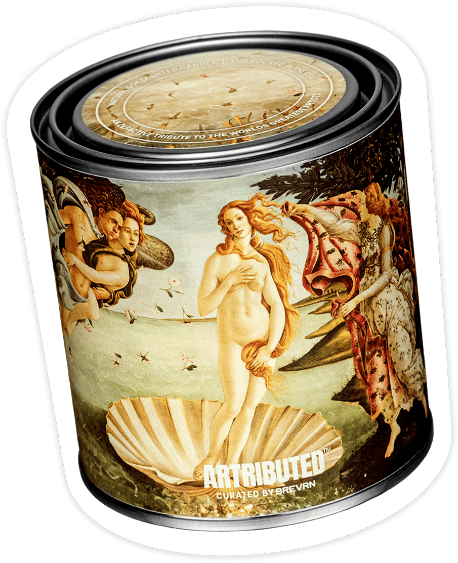 Botticelli The Birth of Venus Candle - Shop Ryan Porter