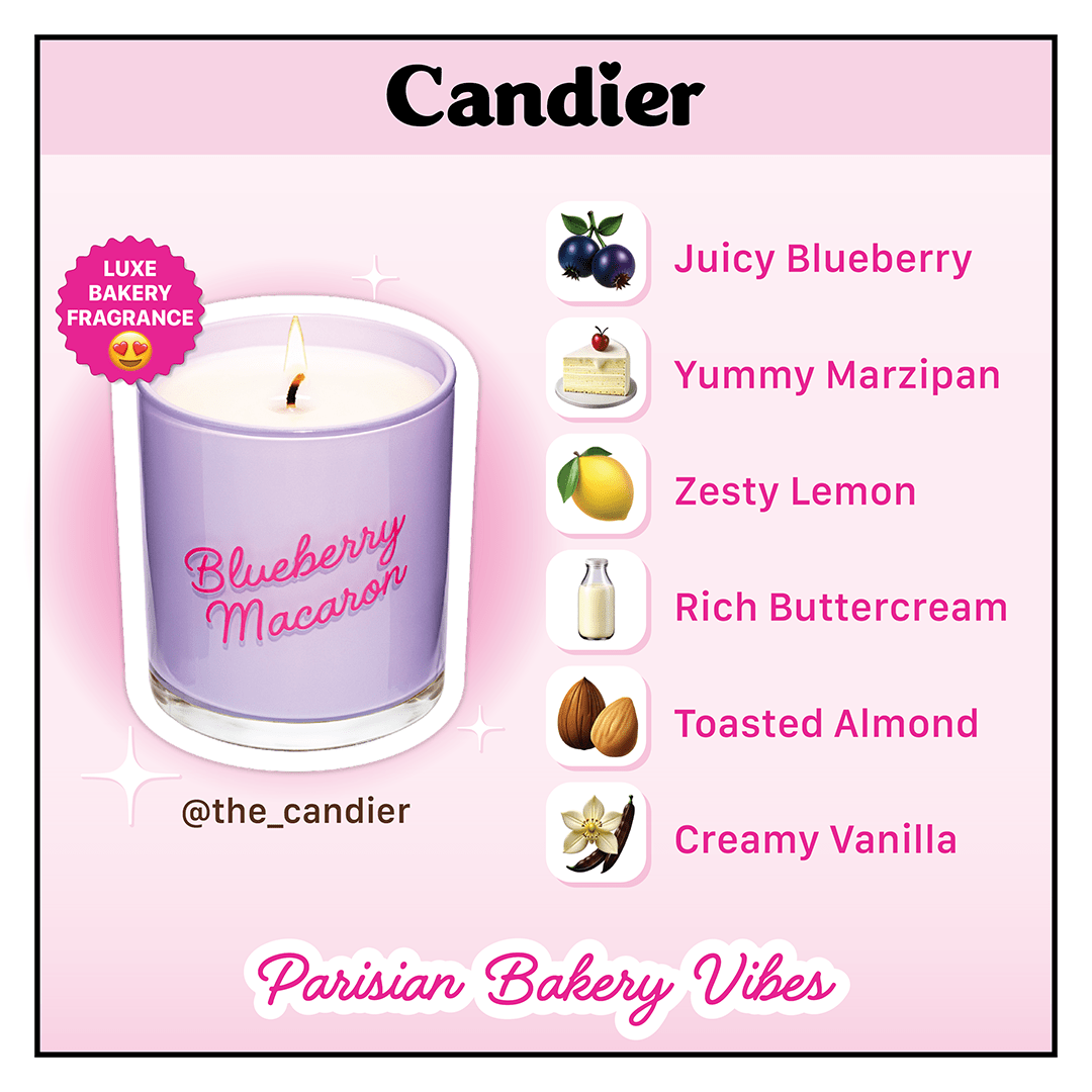 BLUEBERRY MACARON CANDLE - Shop Ryan Porter
