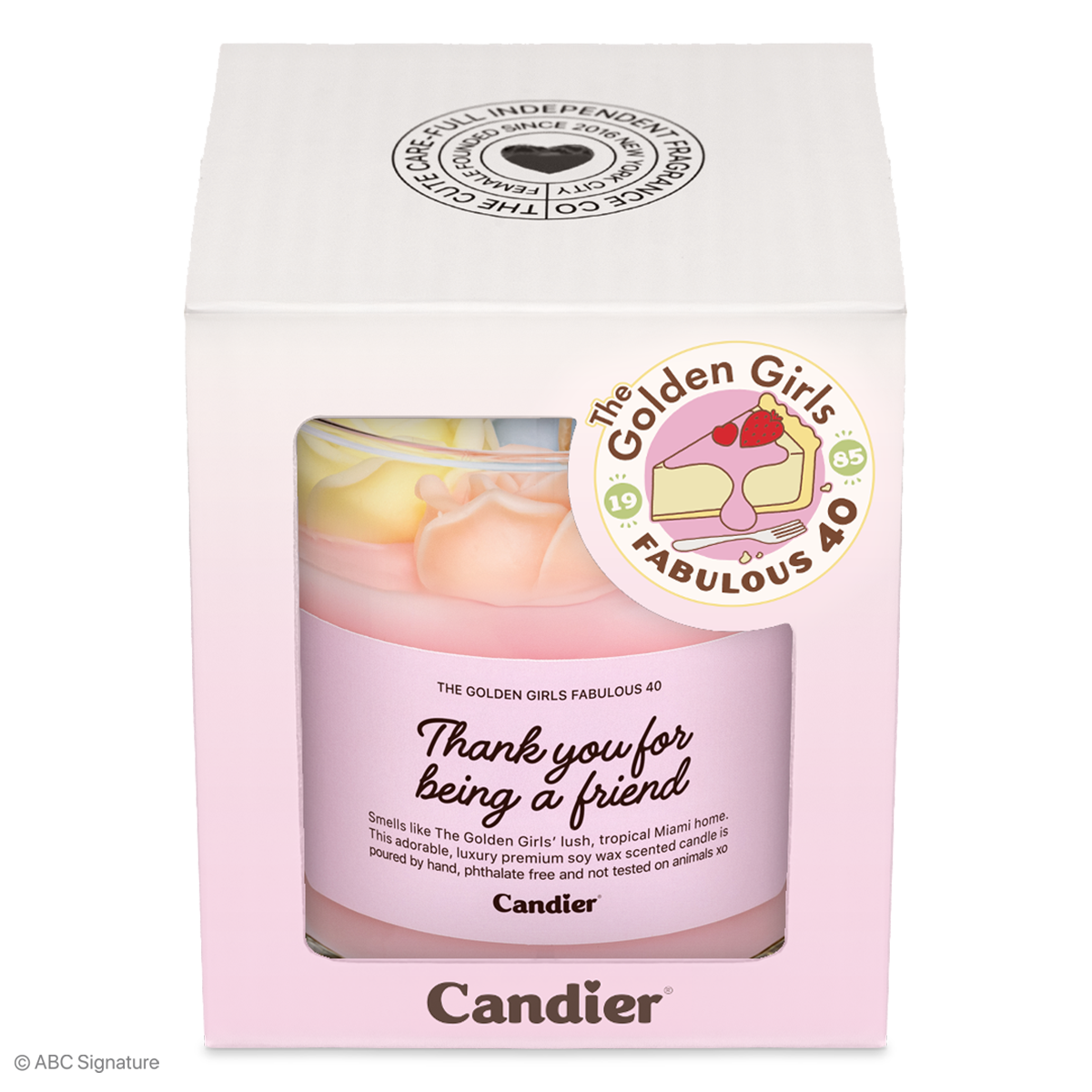 The Golden Girls Flower Candle