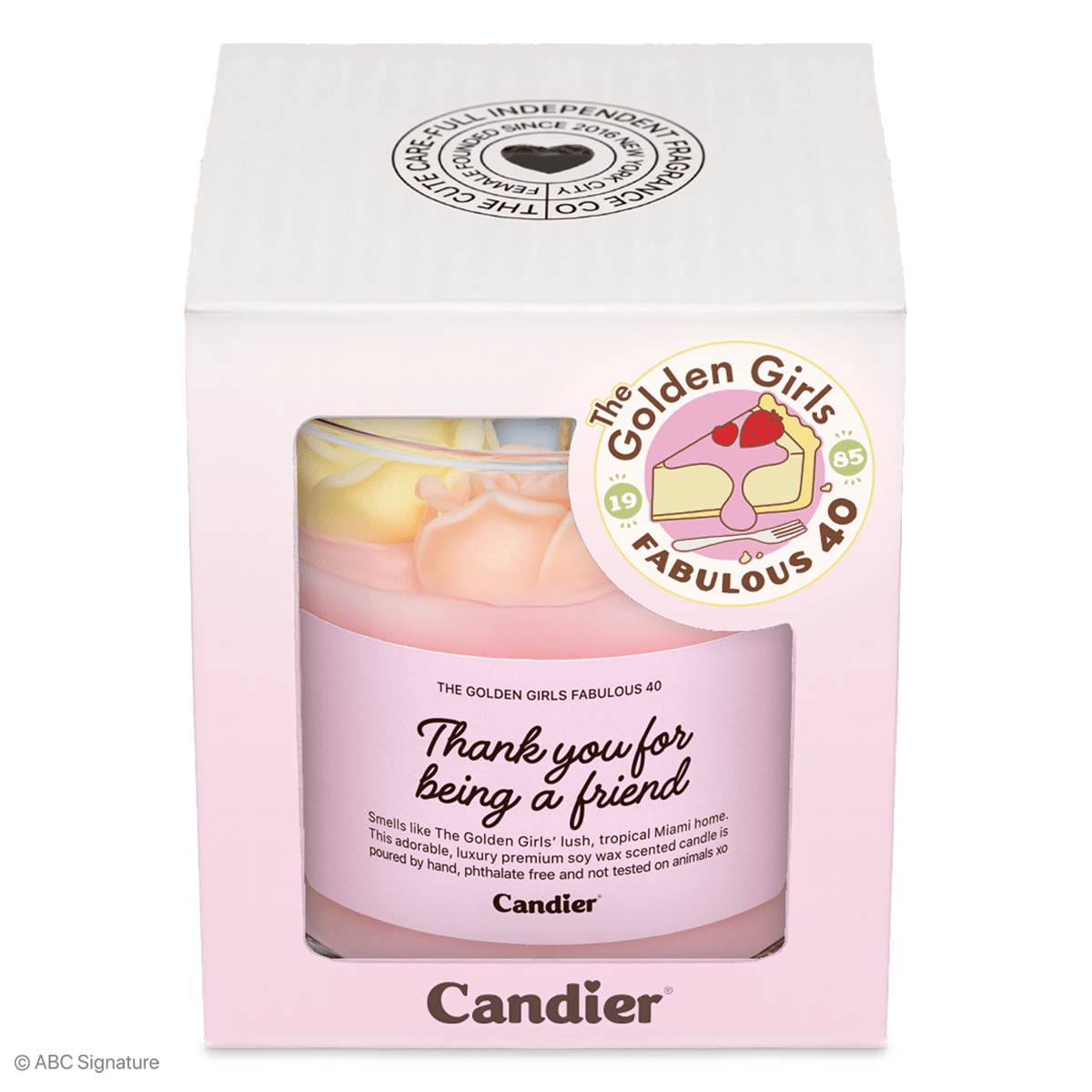 The Golden Girls Flower Candle