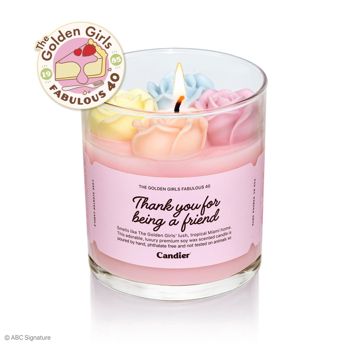 The Golden Girls Flower Candle