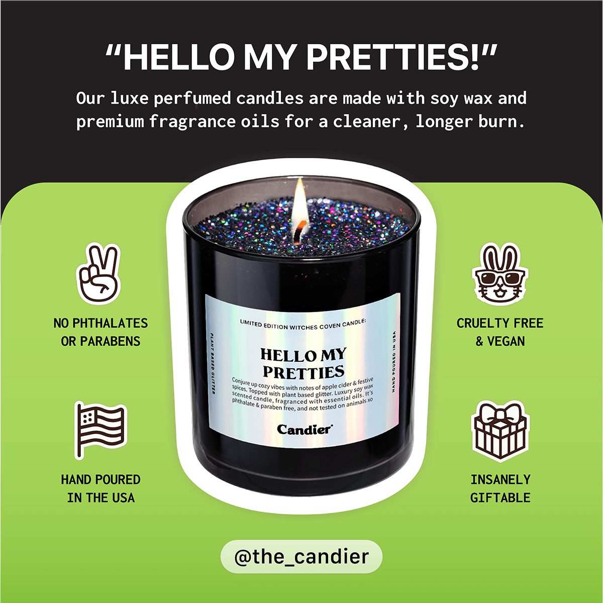 Hello My Pretties Candle