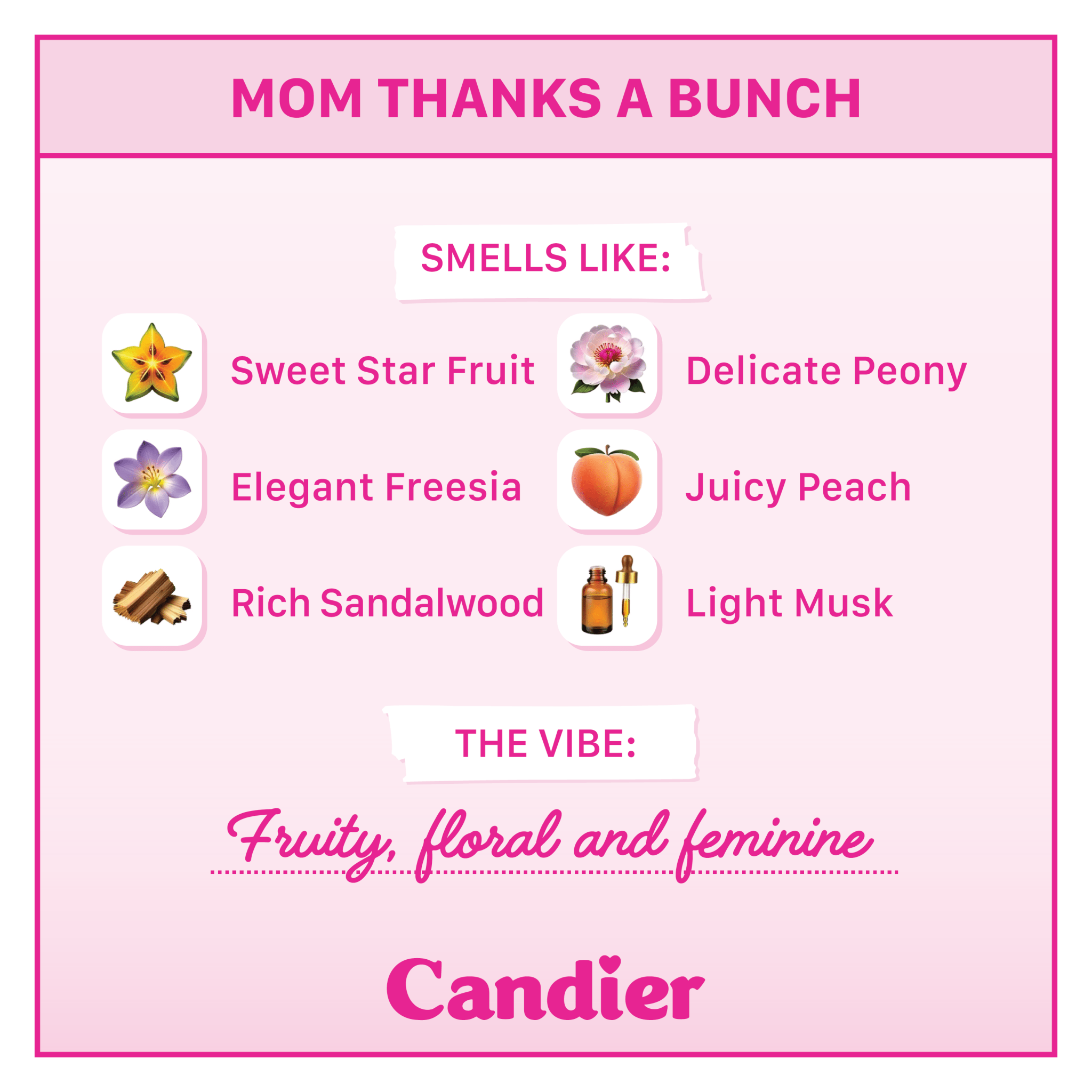 MOM THANKS A BUNCH CANDLE - Shop Ryan Porter