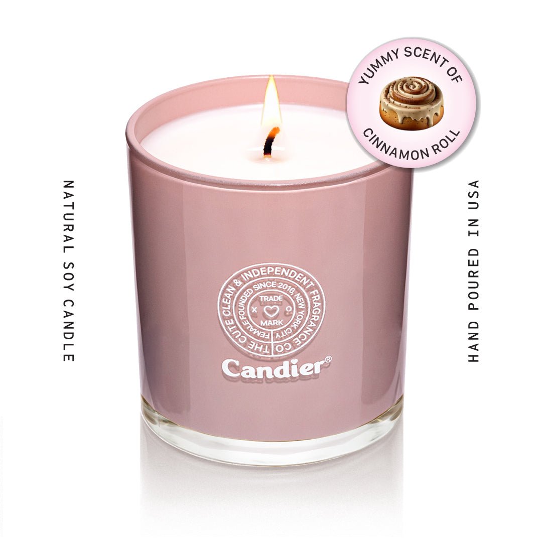 CINNAMON ROLLS CANDLE, candier luxury cinnamon bun candle with vanilla fragrance
