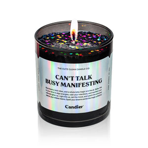 CANT TALK BUSY MANIFESTING CANDLE