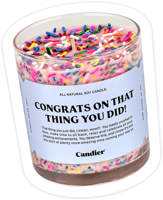 CONGRATS ON THAT THING CANDLE - Shop Ryan Porter
