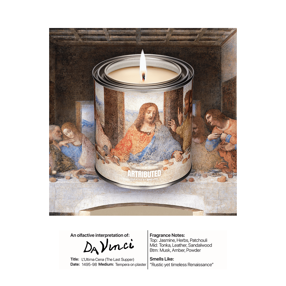 Leonardo Da Vinci The Last Supper Candle - Shop Ryan Porter