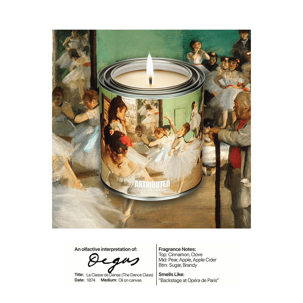 Degas The Dance Class Candle - Shop Ryan Porter