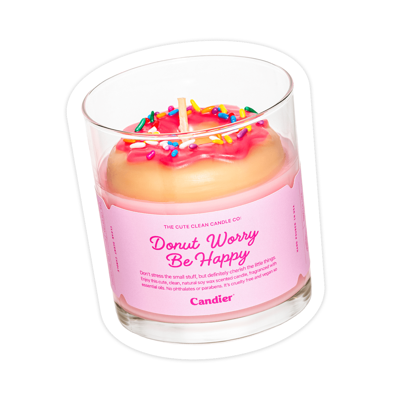 DONUT WORRY BE HAPPY CANDLE - Shop Ryan Porter