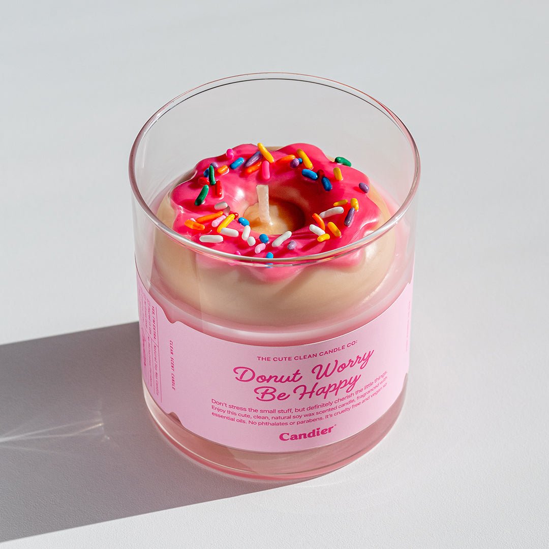 DONUT WORRY BE HAPPY CANDLE - Shop Ryan Porter