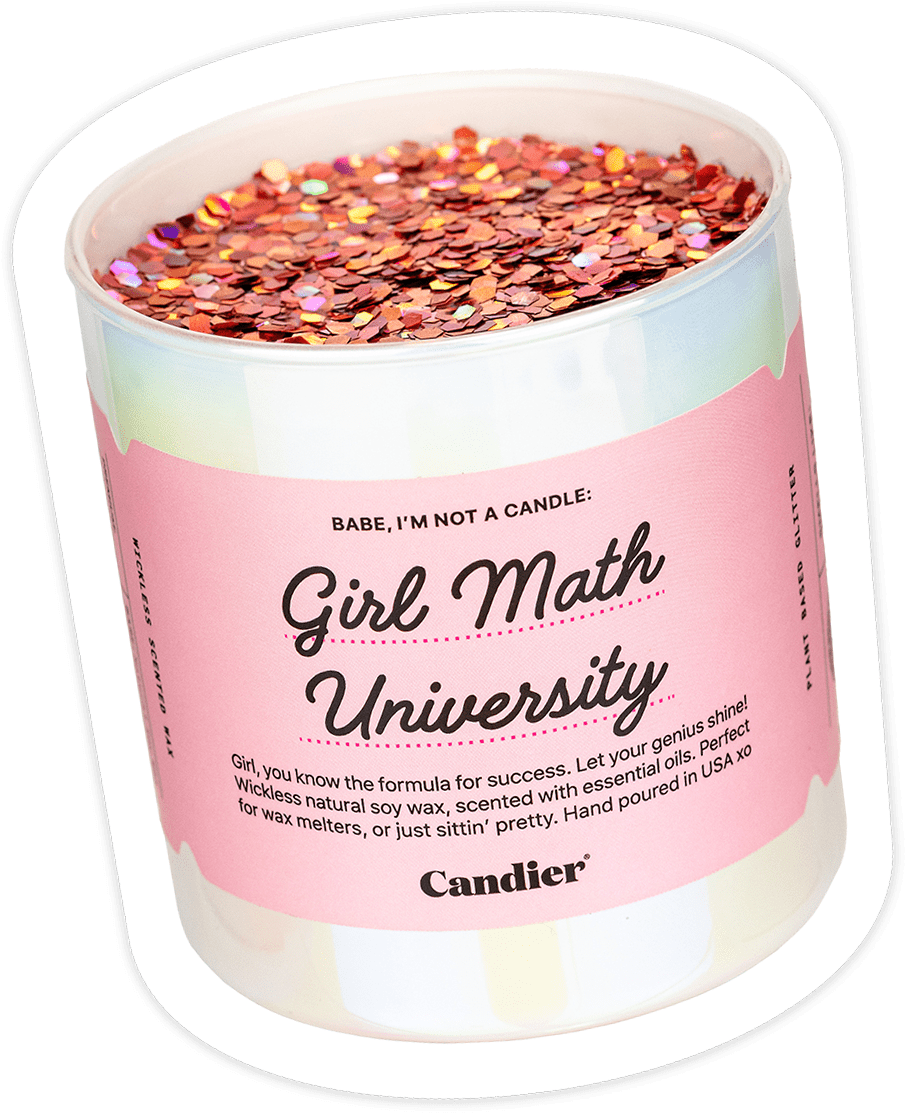 GIRL MATH UNIVERSITY FLAMELESS WAX MELT - Shop Ryan Porter