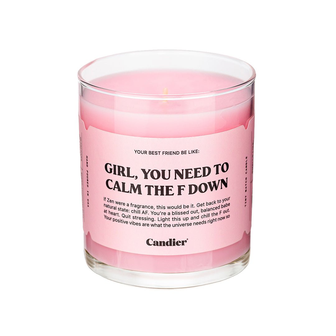 GIRL CALM THE F DOWN CANDLE - Shop Ryan Porter