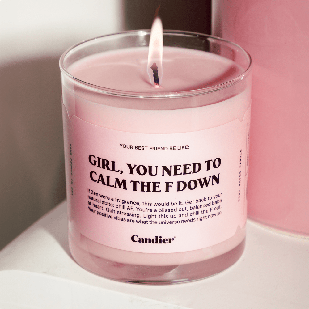 GIRL CALM THE F DOWN CANDLE - Shop Ryan Porter