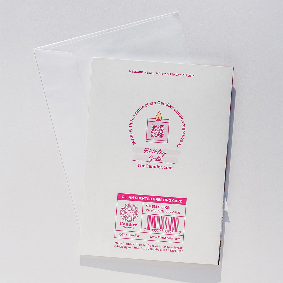 BIRTHDAY - SCRATCH N SNIFF GREETING CARD