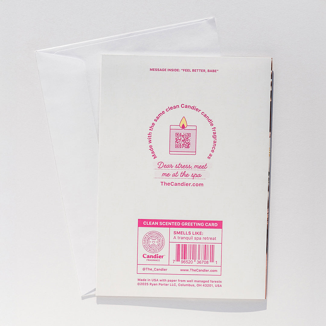 FEEL BETTER / GET WELL - SCRATCH N SNIFF GREETING CARD
