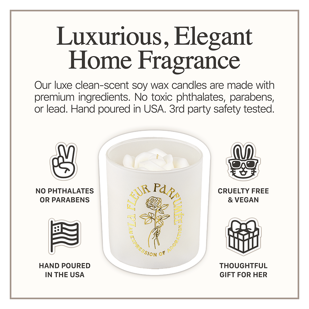 LA FLEUR - GARDENIA ROSE CANDLE - Shop Ryan Porter