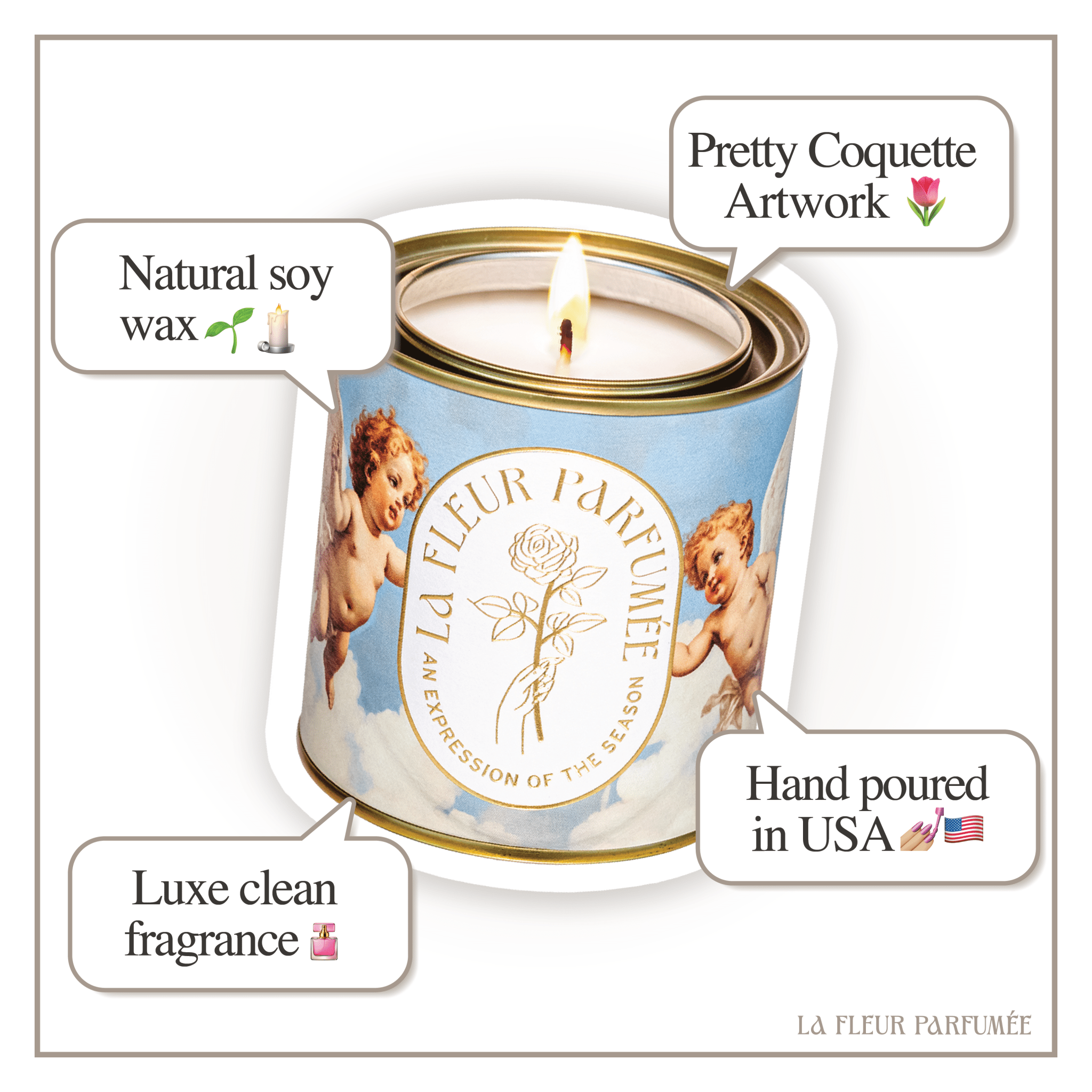CHERUBIMS COQUETTE CANDLE - Shop Ryan Porter