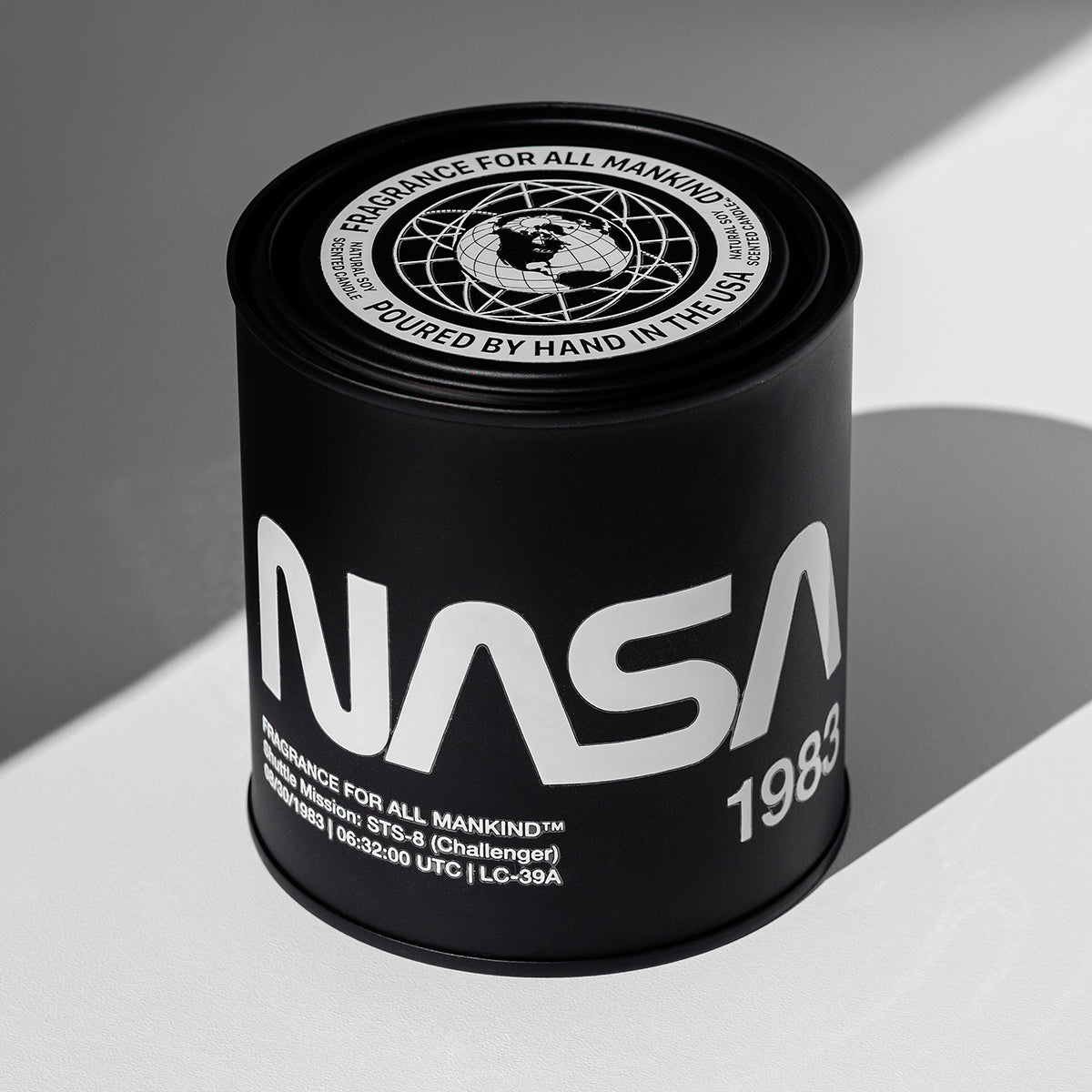 BREVRN NASA Candle 1983, luxury candles for men with modern aesthetic and masculine scents