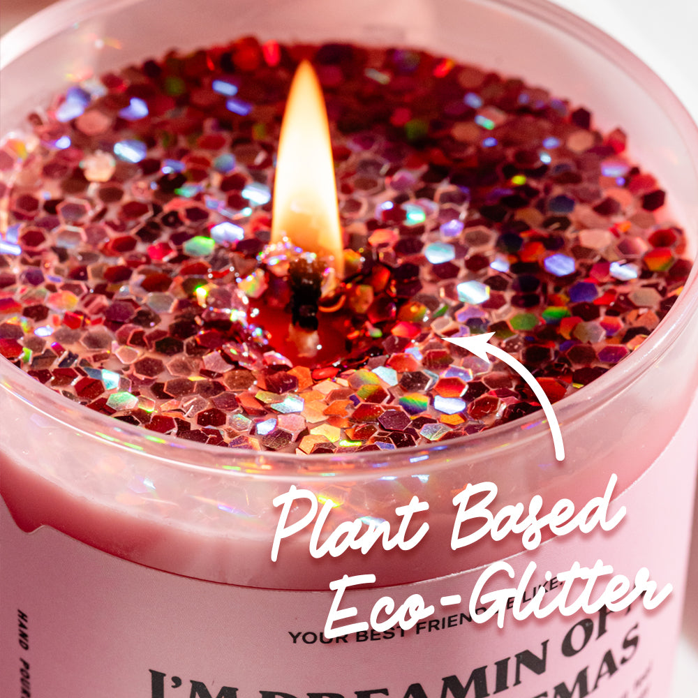 PINK CHRISTMAS CANDLE