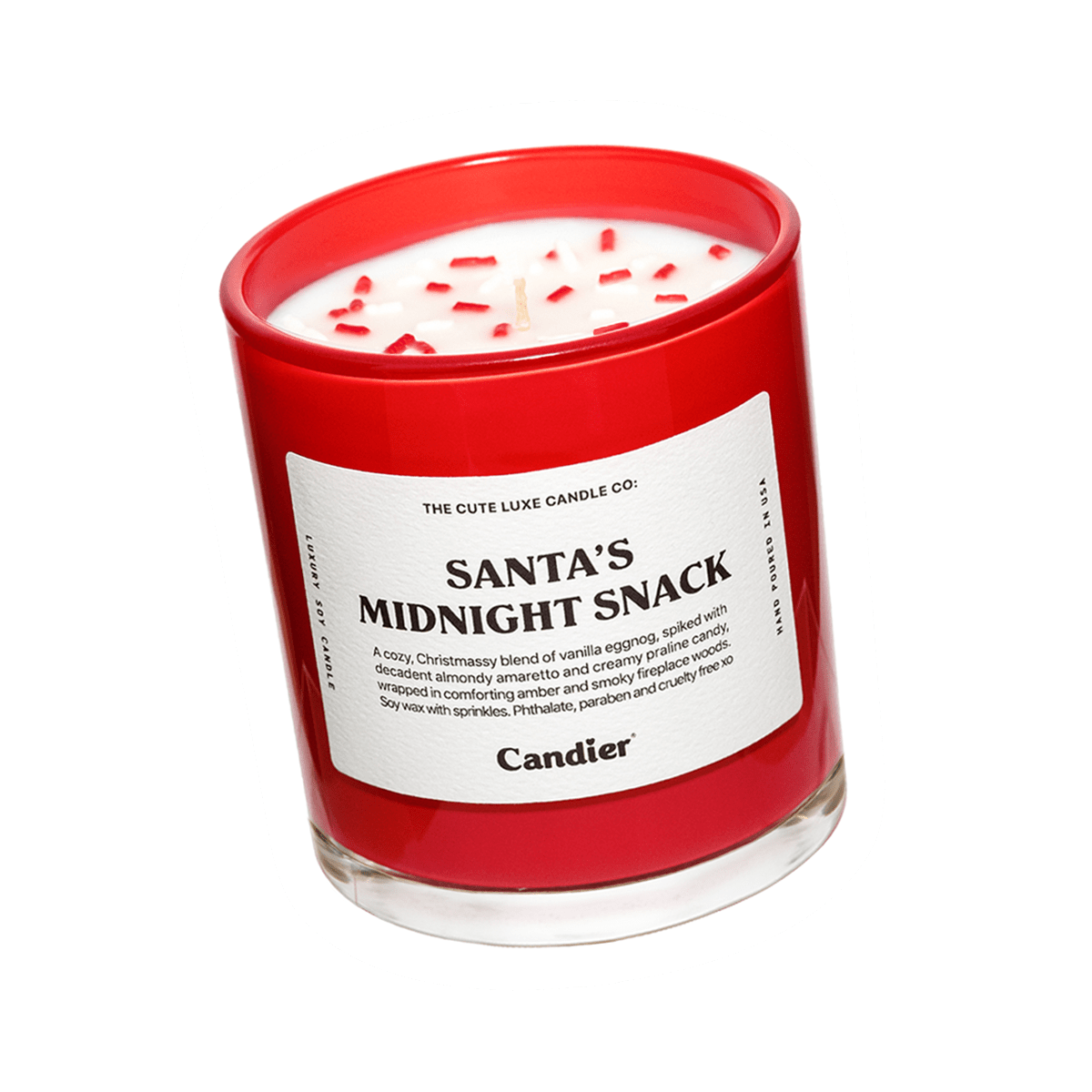 Santa's Midnight Snack Candle