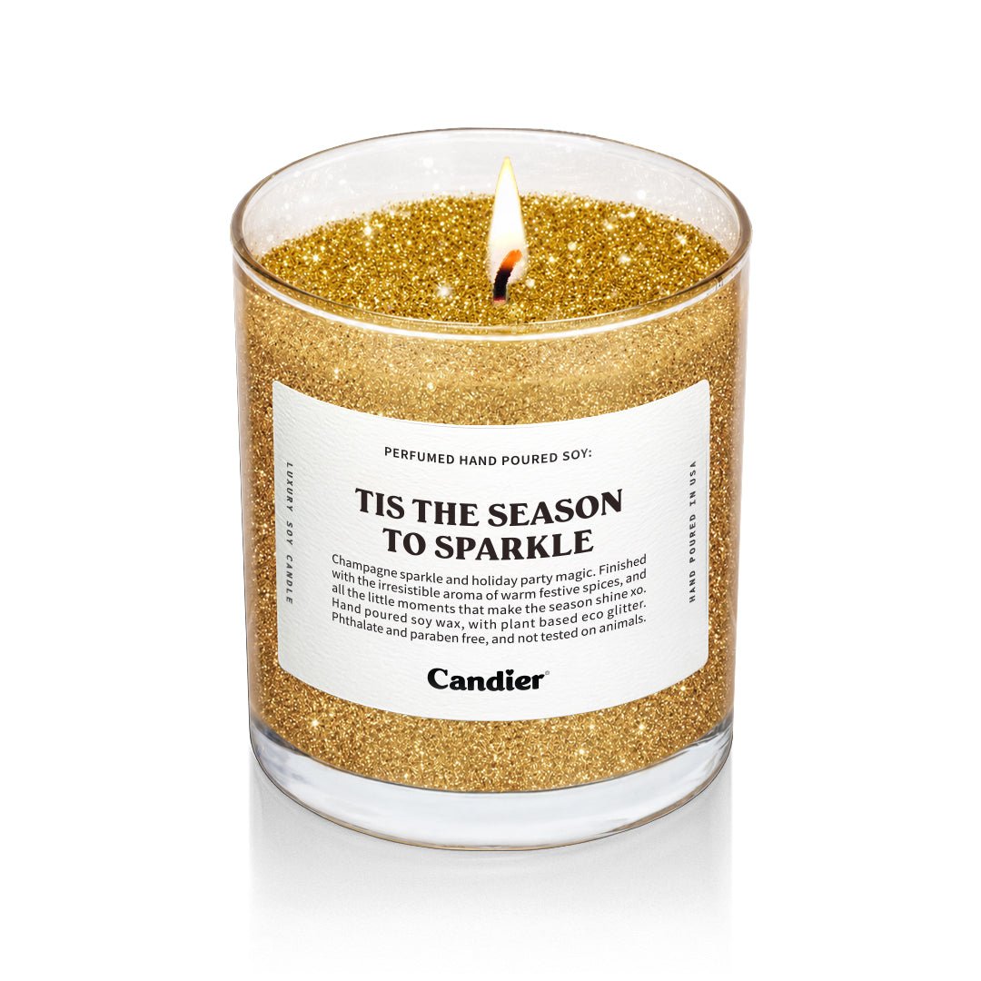 Tis Season To Sparkle Candle