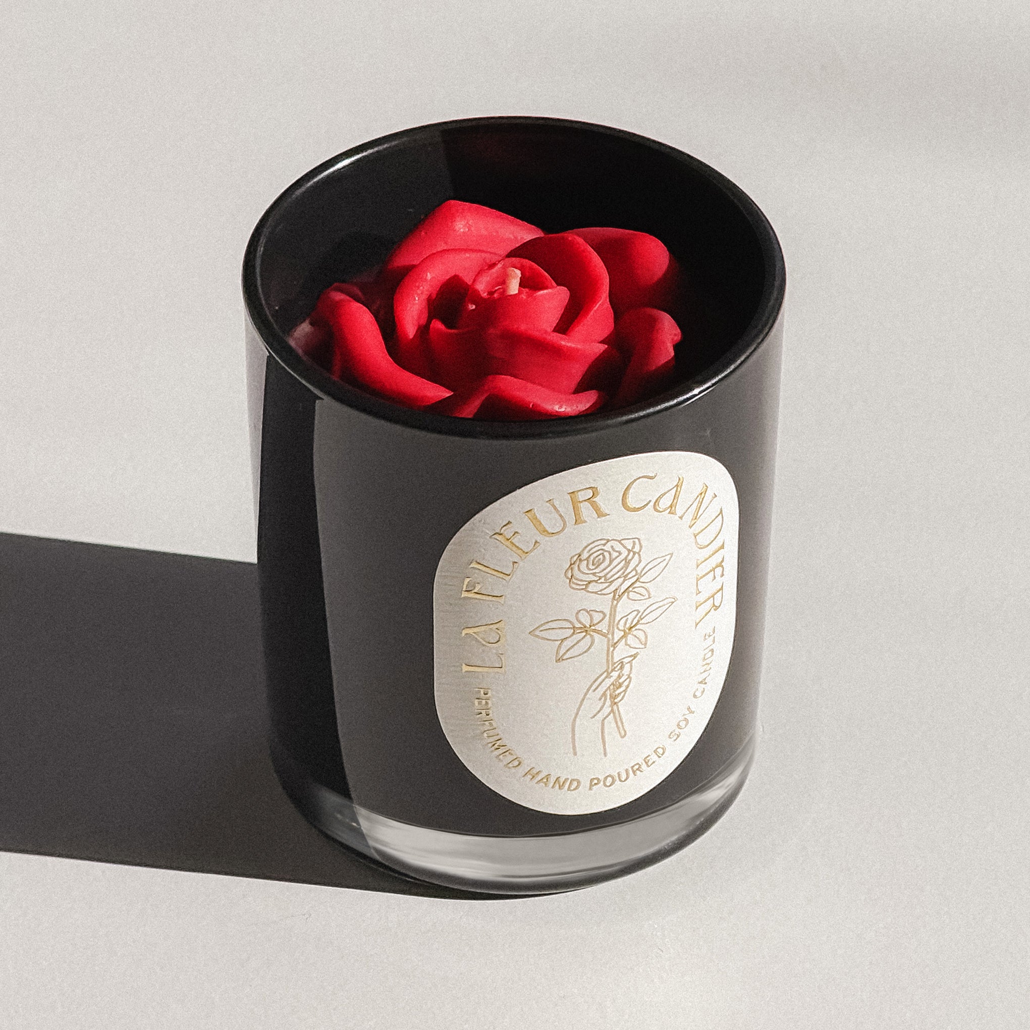 Candier flower candle collection featuring rose candles and pastel vessels, cute candles and pink candles perfect for gifts for her