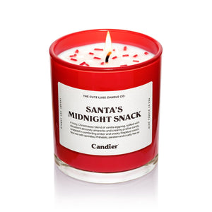 Santa's Midnight Snack Candle