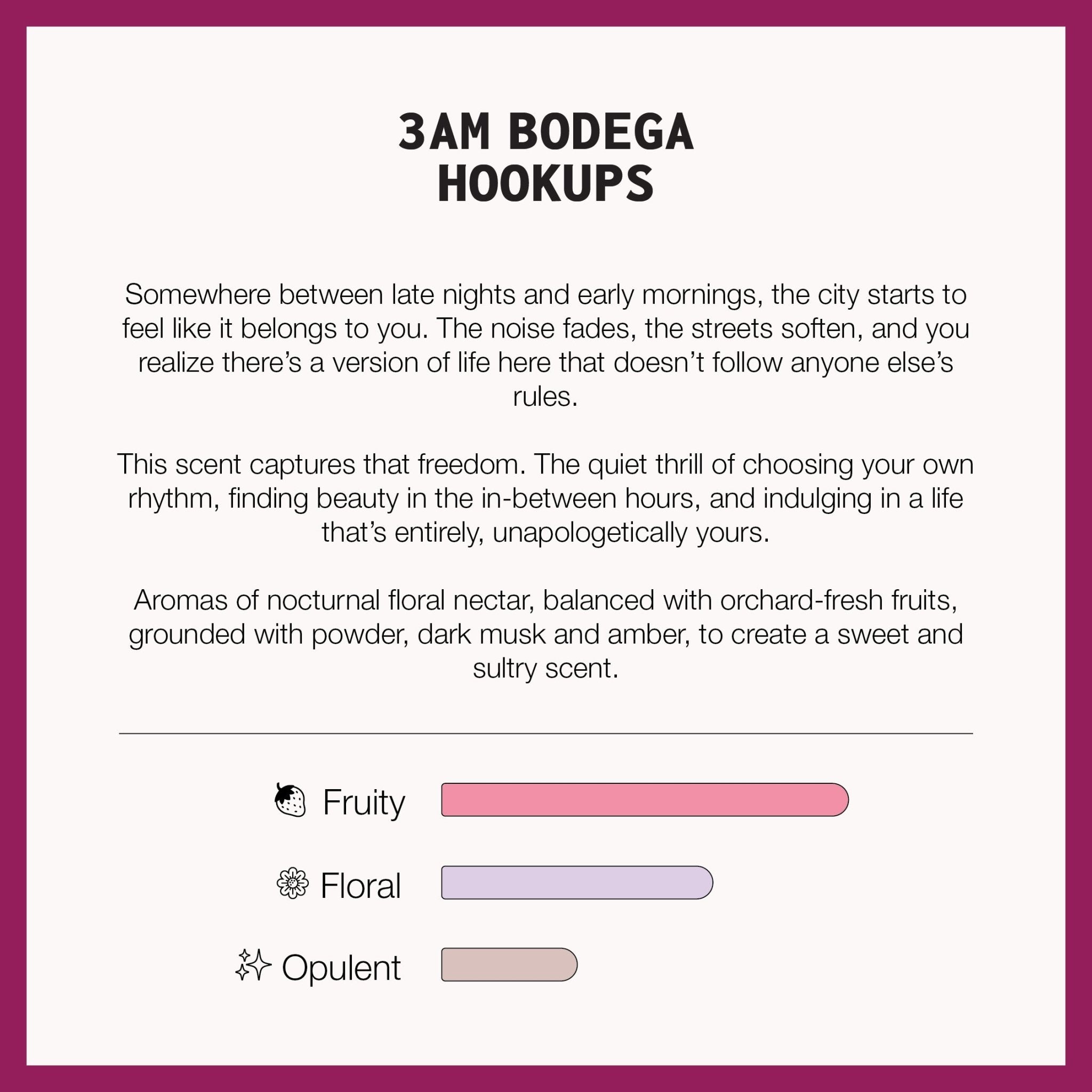 NYC candle scent profile for fruity floral musk fragrance, a cute candle with soft girl aesthetic vibes and one of the best luxury candles and gifts for her.