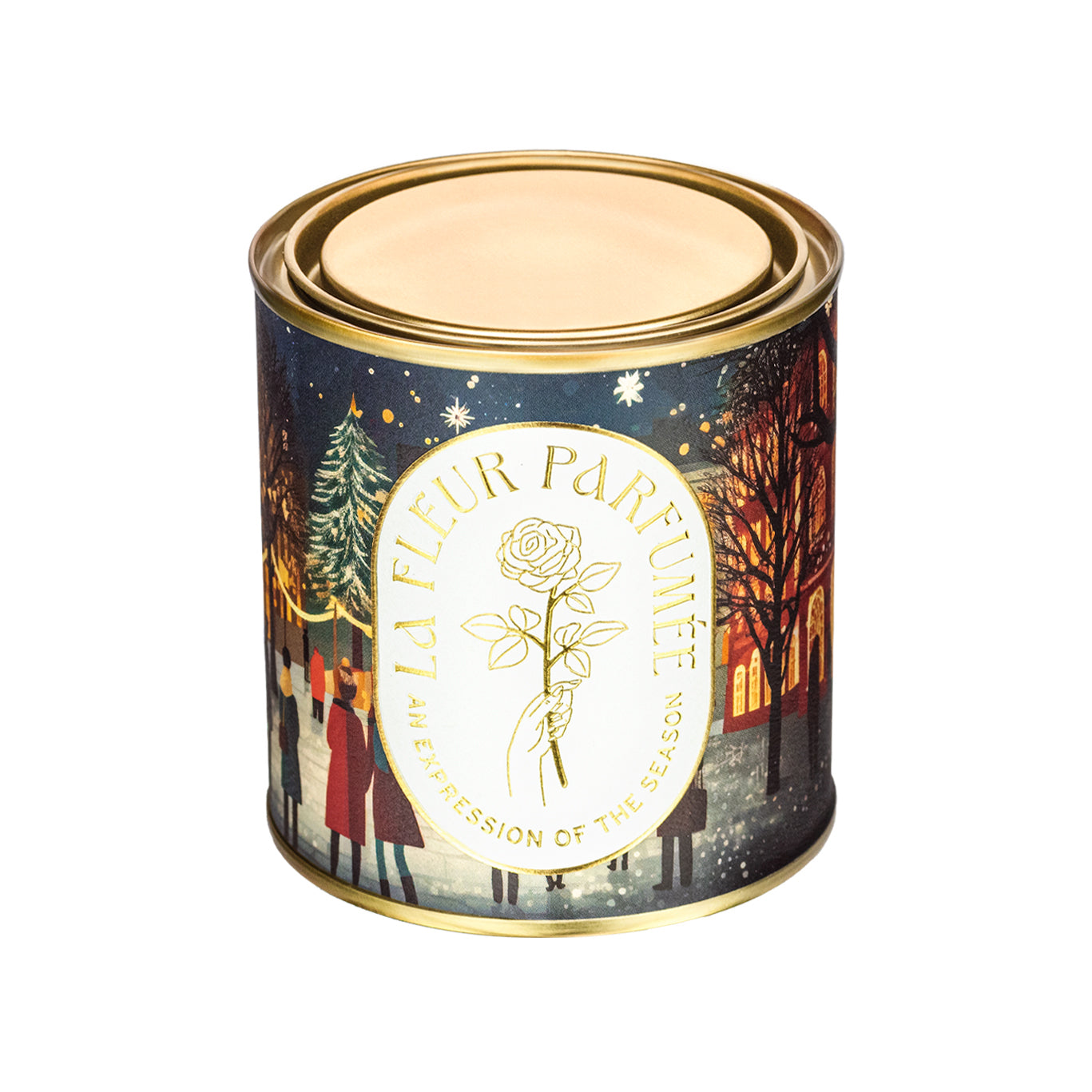 Candier La Fleur Parfumée The Gathering of Noel luxury Christmas candle – perfect holiday gift for employees and moms.