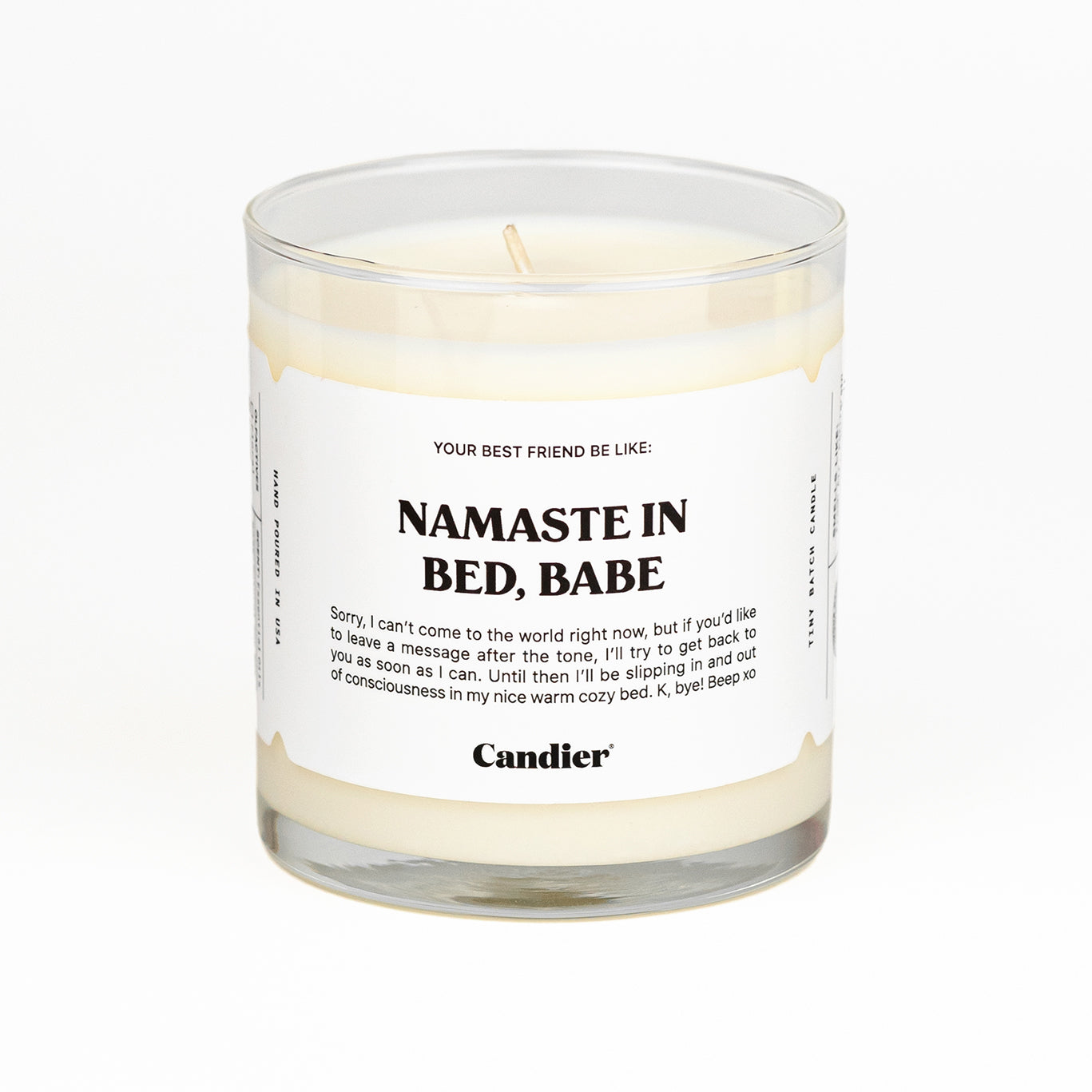 NAMASTE IN BED CANDLE
