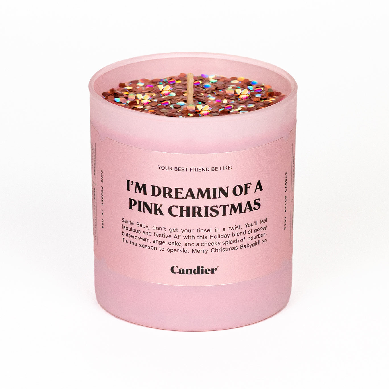 PINK CHRISTMAS CANDLE