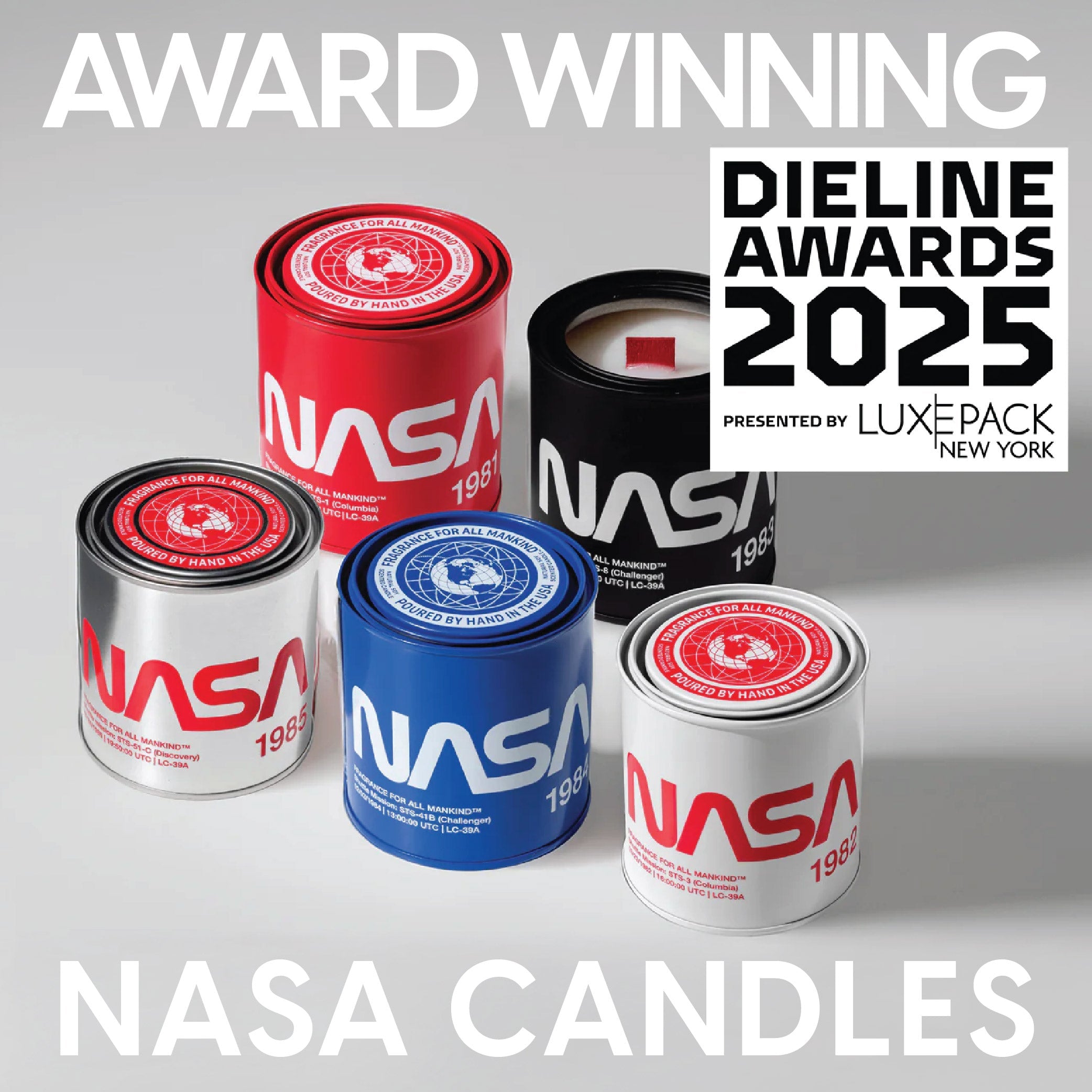 NASA Candles award winning luxury candles for men and manly gifts
