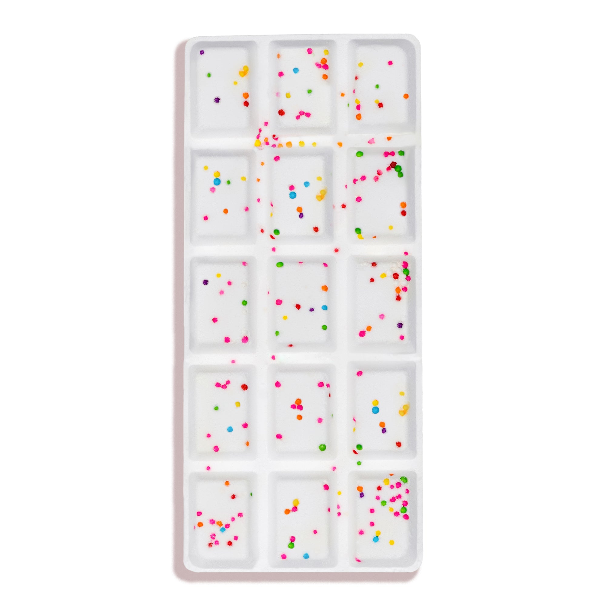 Candier Birthday shower steamer Bath Bomb Bar, that looks like a candy bar! Fun and colorful party confetti. Luxury bathtime experience. Cute gifts for friends​