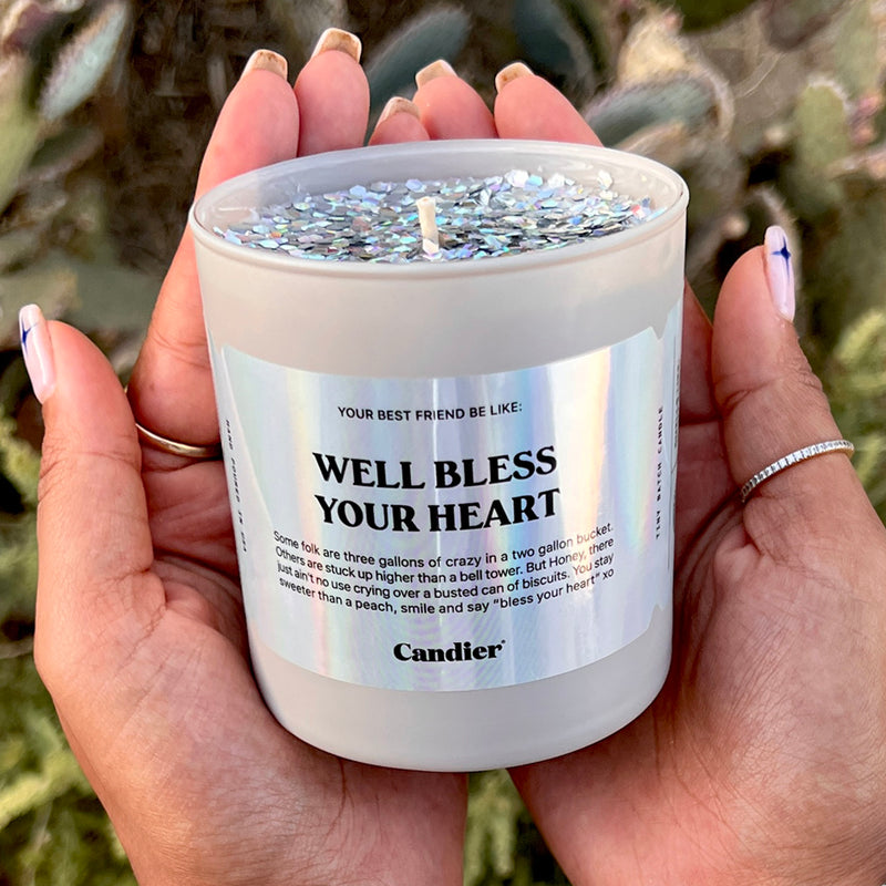 Bless Your Heart Candle Cherry Blossom & Rose Fragrance Candle