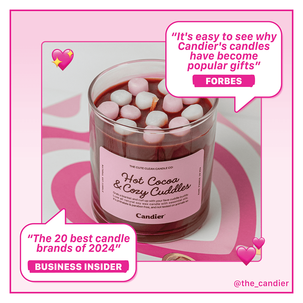 Hot Chocolate Candle​​ | Candier® Gourmand Hot Cocoa Candle