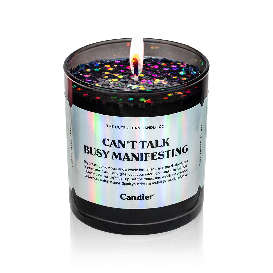 Candier CANT TALK BUSY MANIFESTING Manifestation Candle