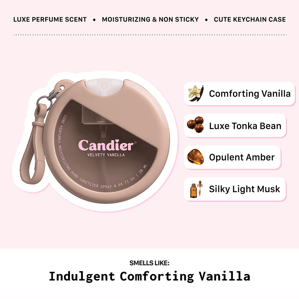 Moisturizing Hand Sanitizer​ Spray | Candier Vanilla Scent