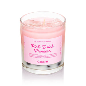 PINK DRINK PRINCESS CANDLE