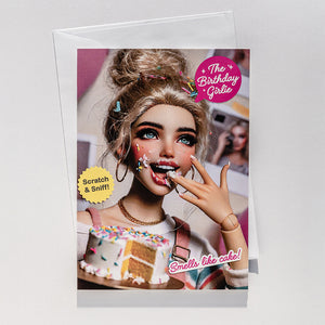 BIRTHDAY - SCRATCH N SNIFF GREETING CARD