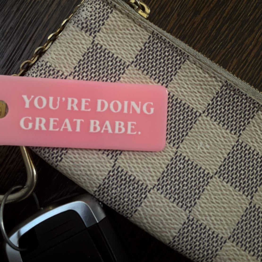 GREAT BABE KEYCHAIN