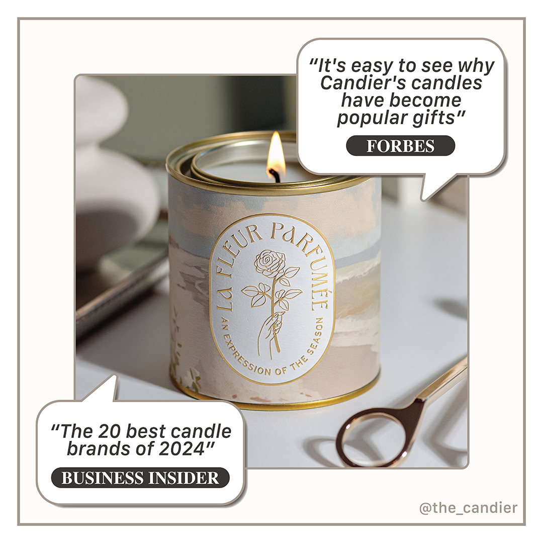Candier was named one of the best luxury candles of 2024, this vacation candle delivers a clean scent experience with Made in America gifts craftsmanship