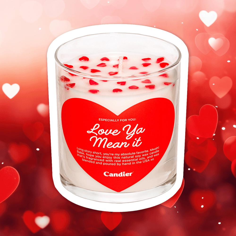 Love You, Mean It Candle | Cute Candles for Gifts