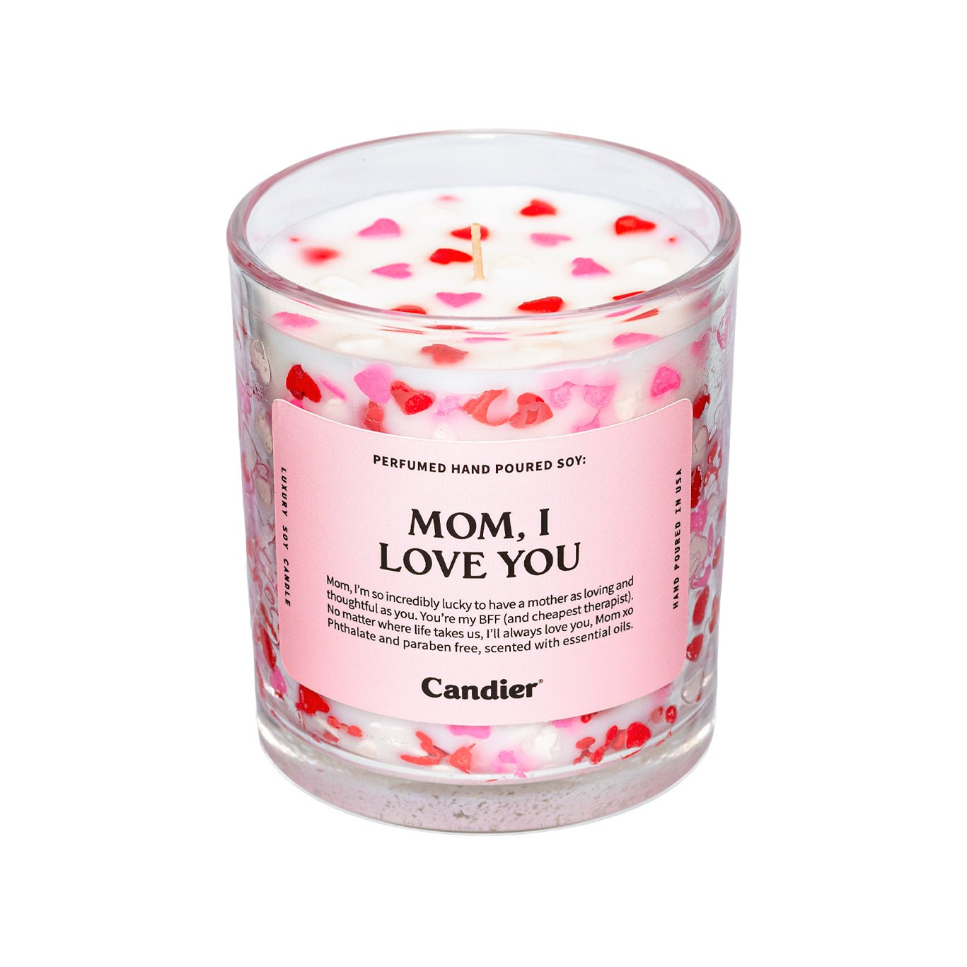 Mom I Love You Candle | Candier® Mothers Day Candles