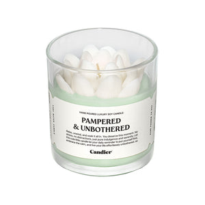PAMPERED & UNBOTHERED SPA CANDLE